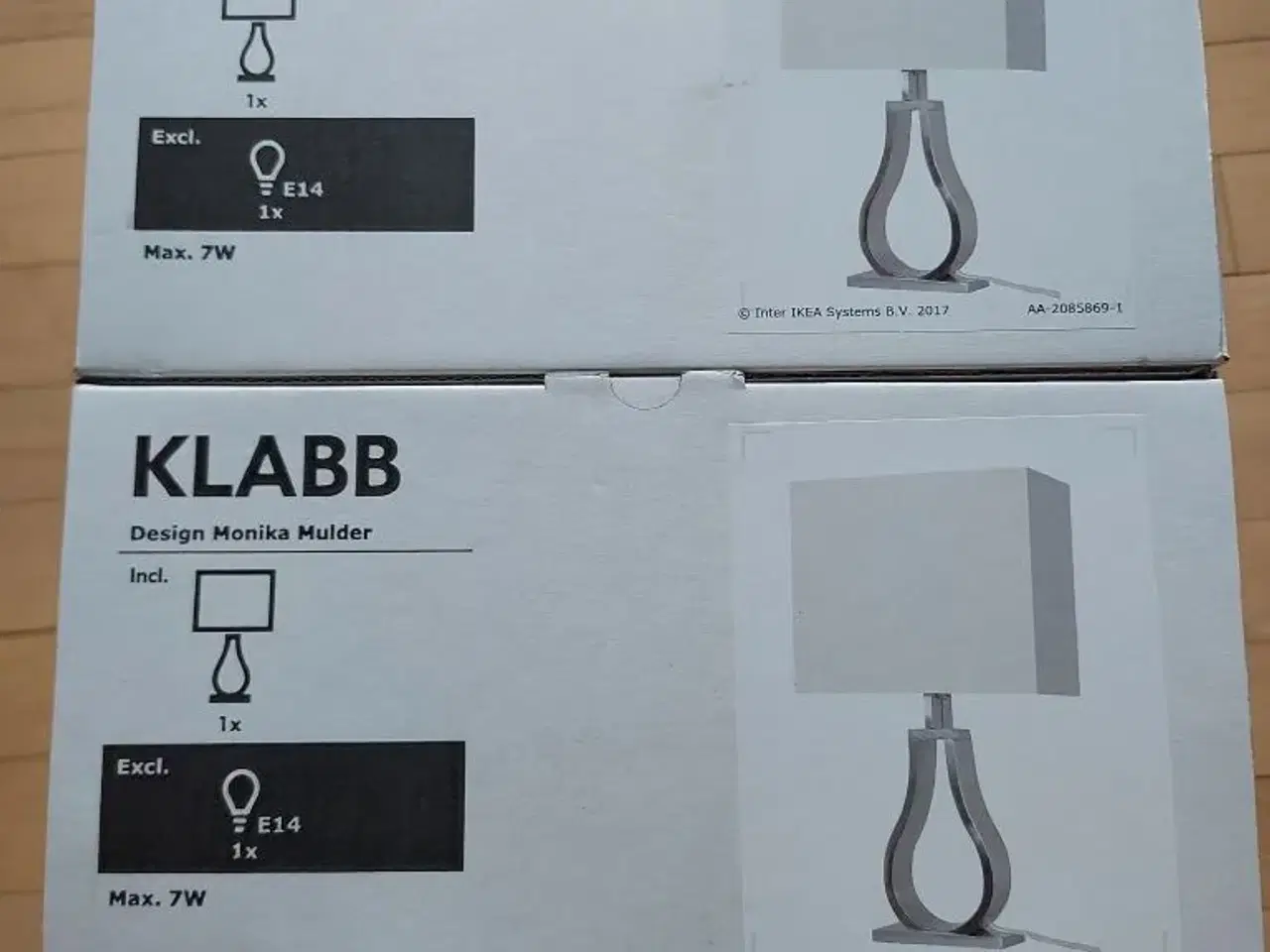 Billede 1 - IKEA KLABB bordlampe