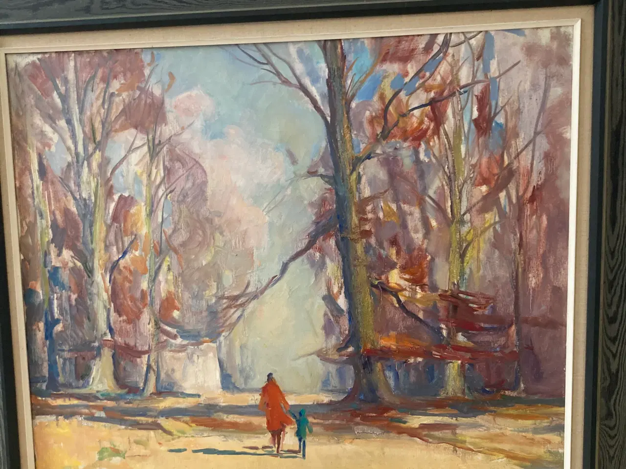 Billede 1 - Ib Eisner Maleri. "Martslys" i Dyrehaven