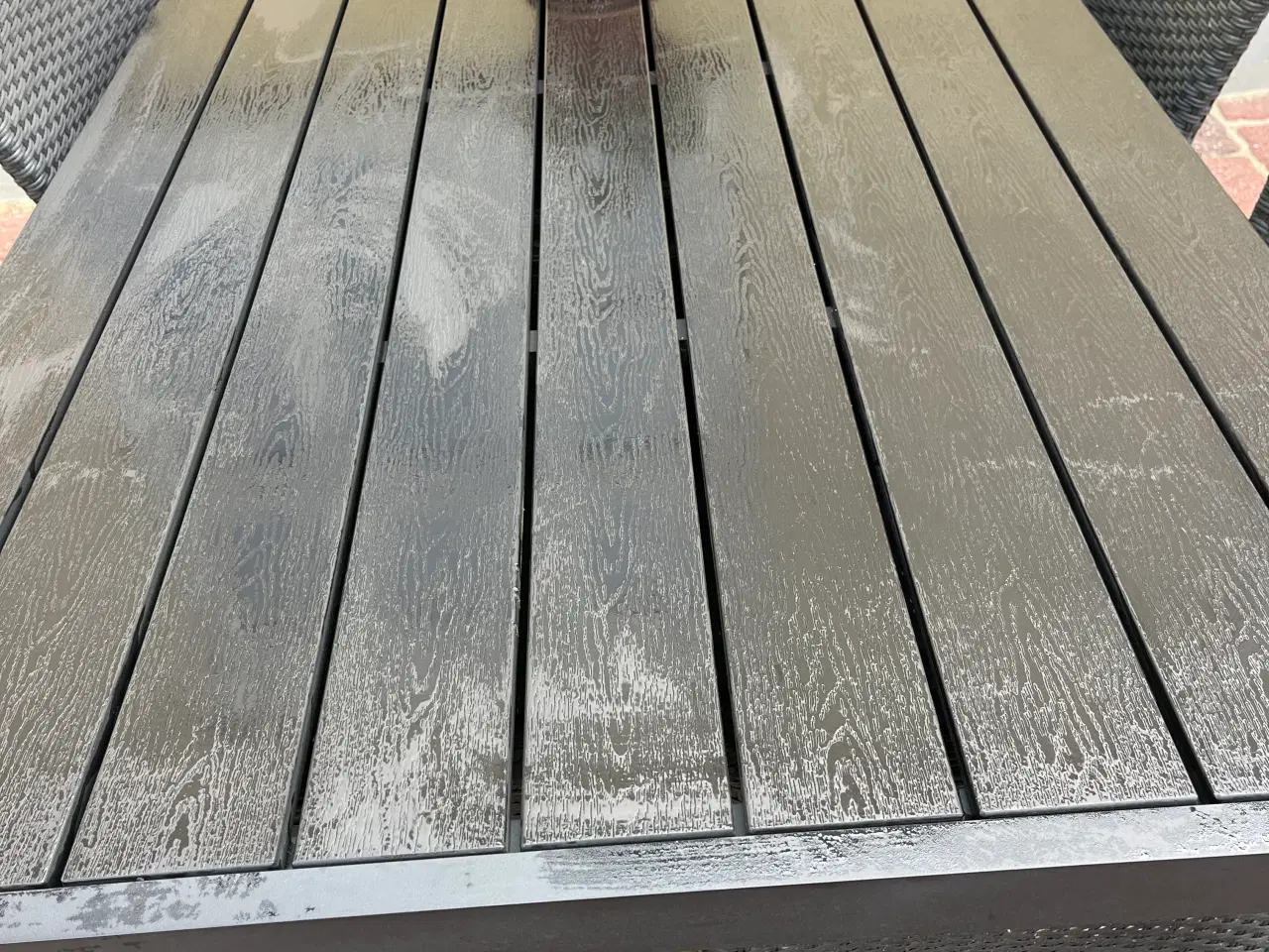 Billede 3 - Stort sort havebord