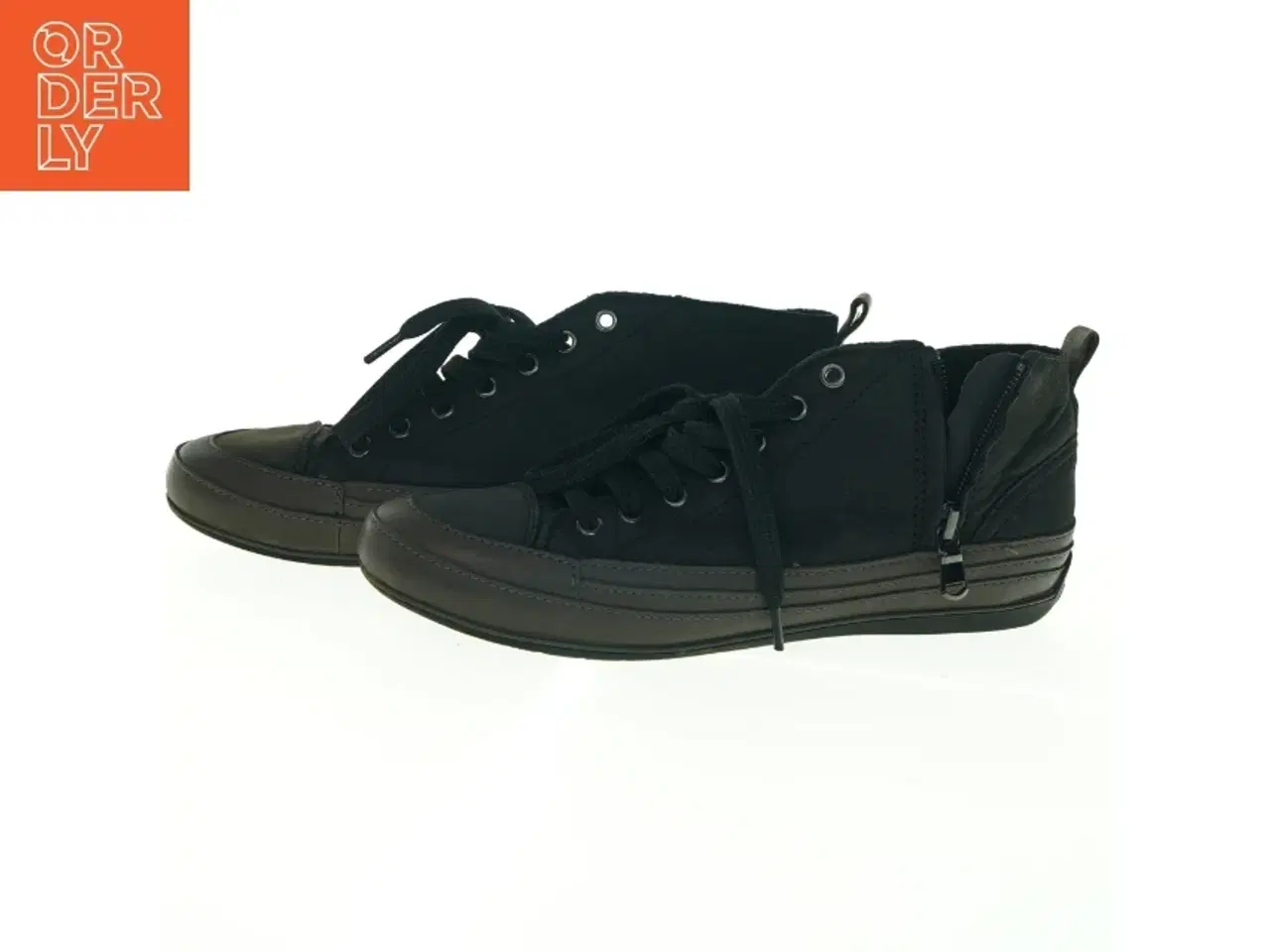 Billede 2 - Sorte høje sneakers fra Geox (str. 36)