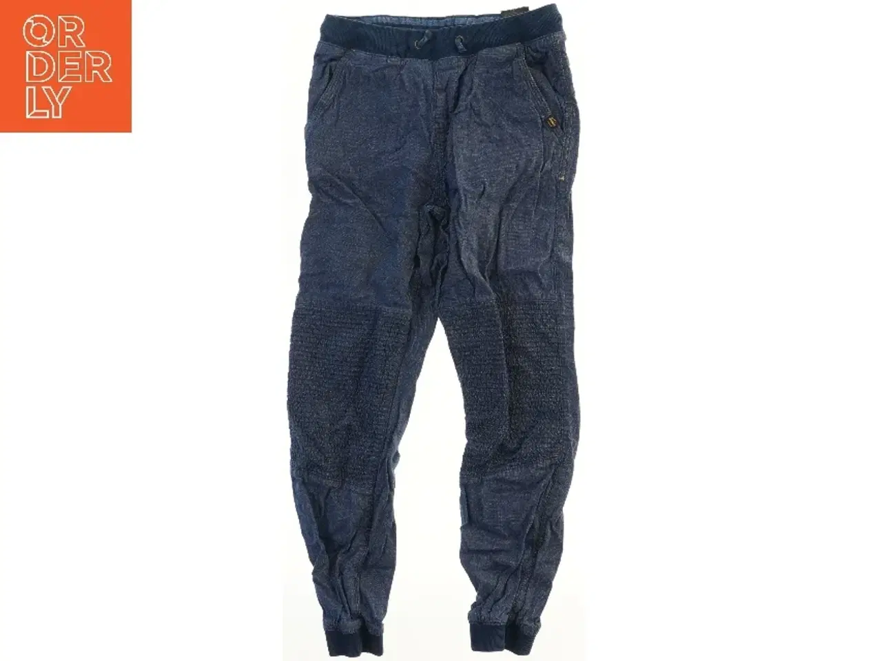 Billede 1 - Blå sweatpants med lommer og elastik fra H&M (str. 140)