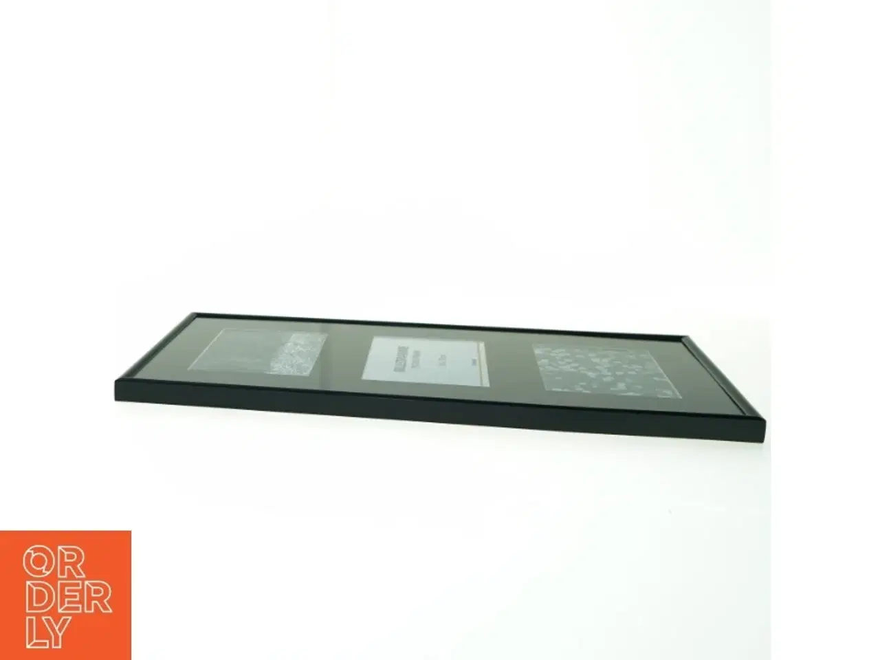 Billede 3 - Sort billedramme til tre billeder fra Tiger (str. 46 x 25 cm)