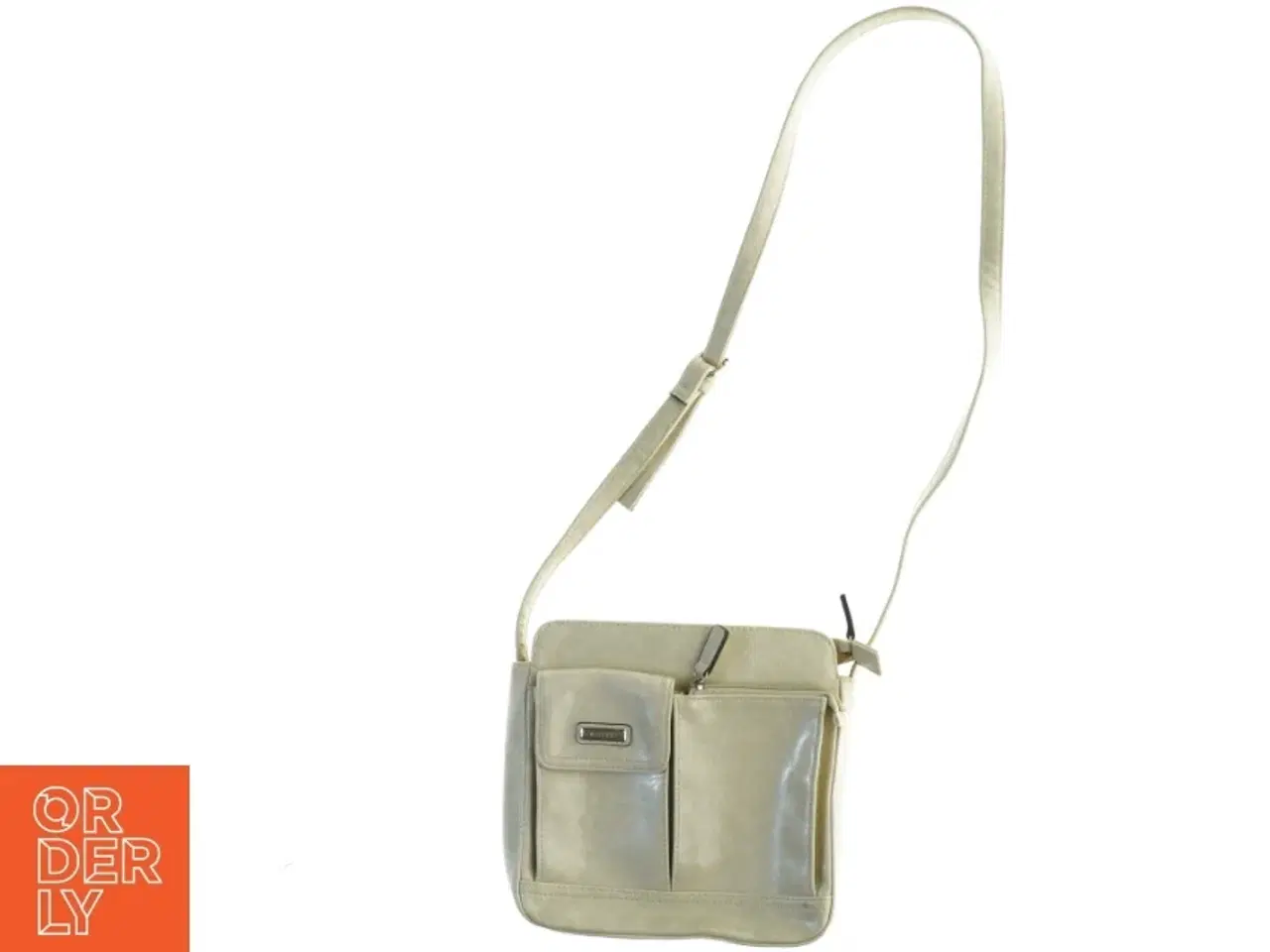 Billede 1 - Cremefarvet Crossbody skuldertaske i læder fra Rosetti (str. 20 x 22 cm)