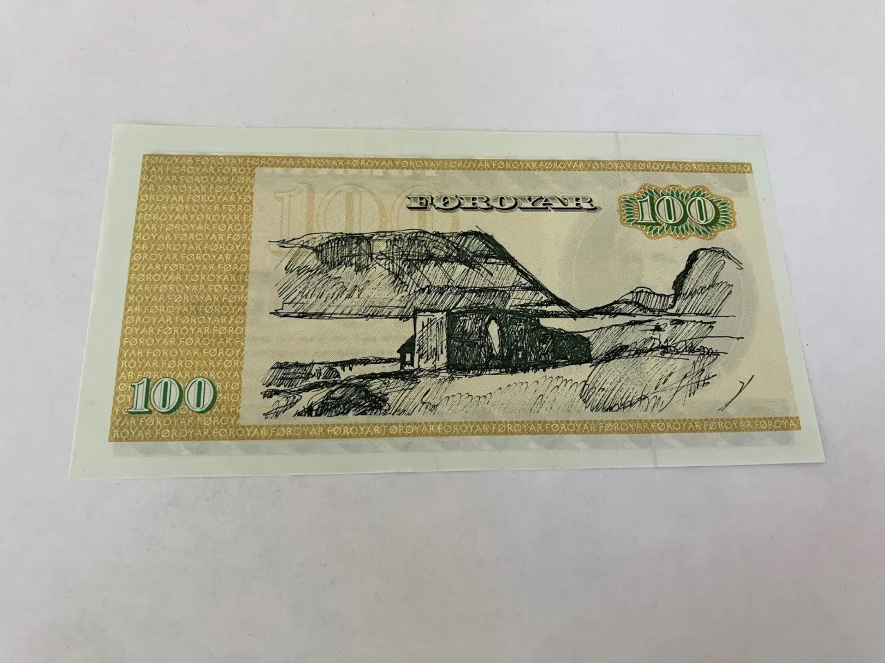 Billede 2 - 100 Kroner Færøerne 1994 - Flot kvalitet