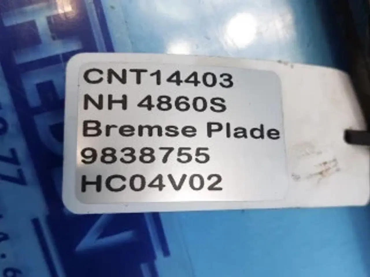 Billede 11 - New Holland 4860S Bremse Plade 9838755