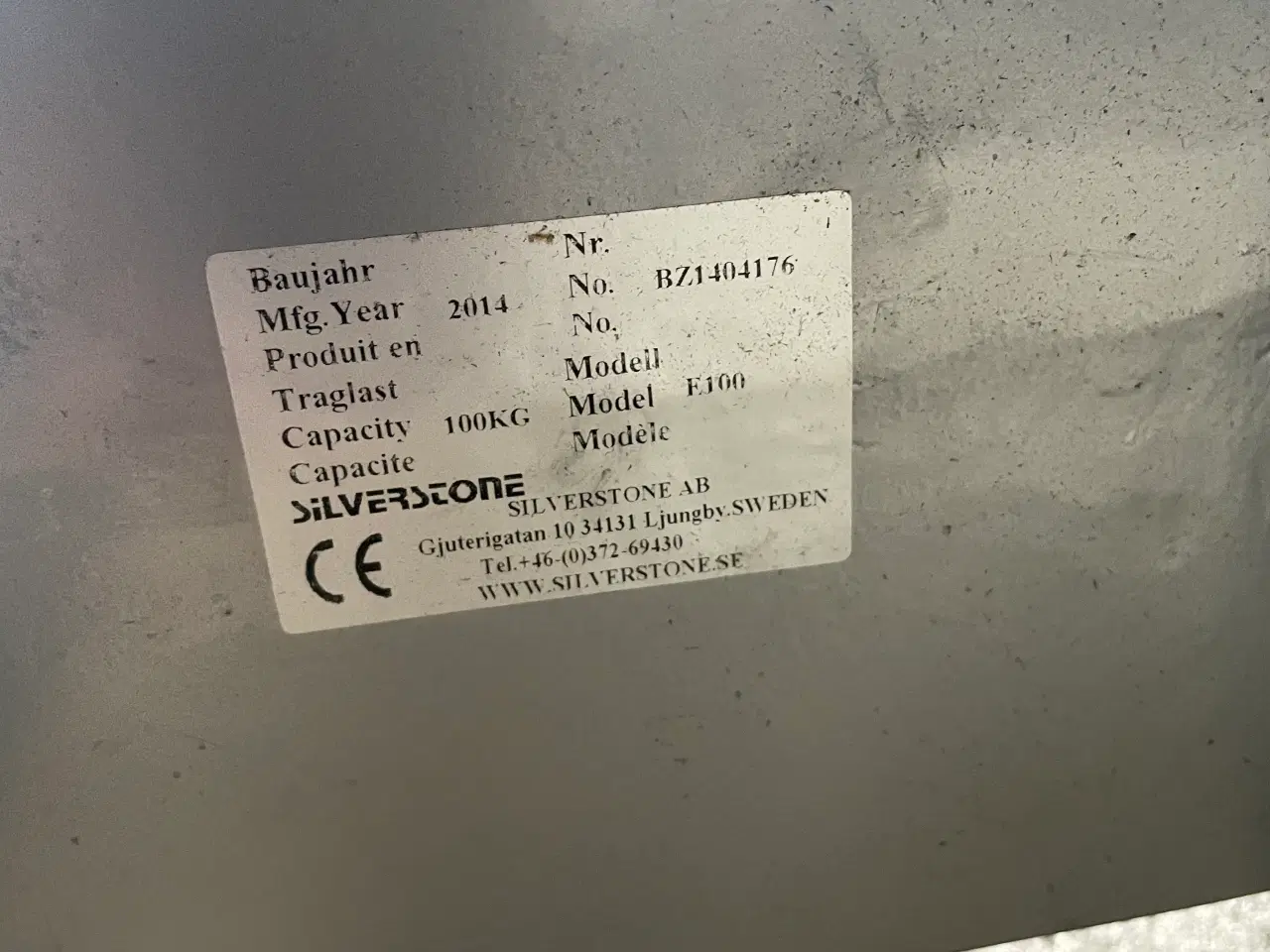 Billede 1 - Løfte bord, Silverstone E100