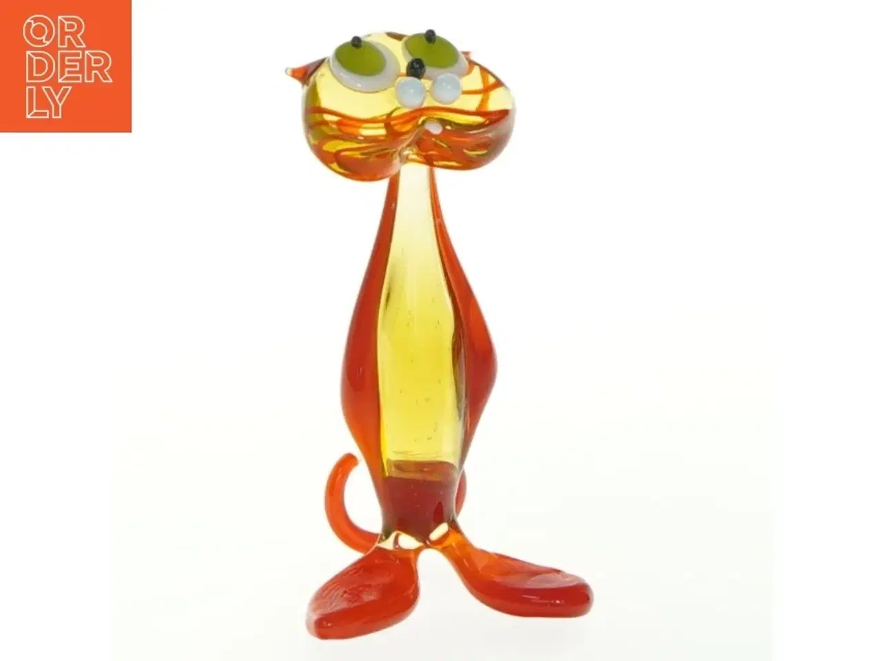 Billede 1 - Håndlavet glasfigur (str. 10x5,5 cm)