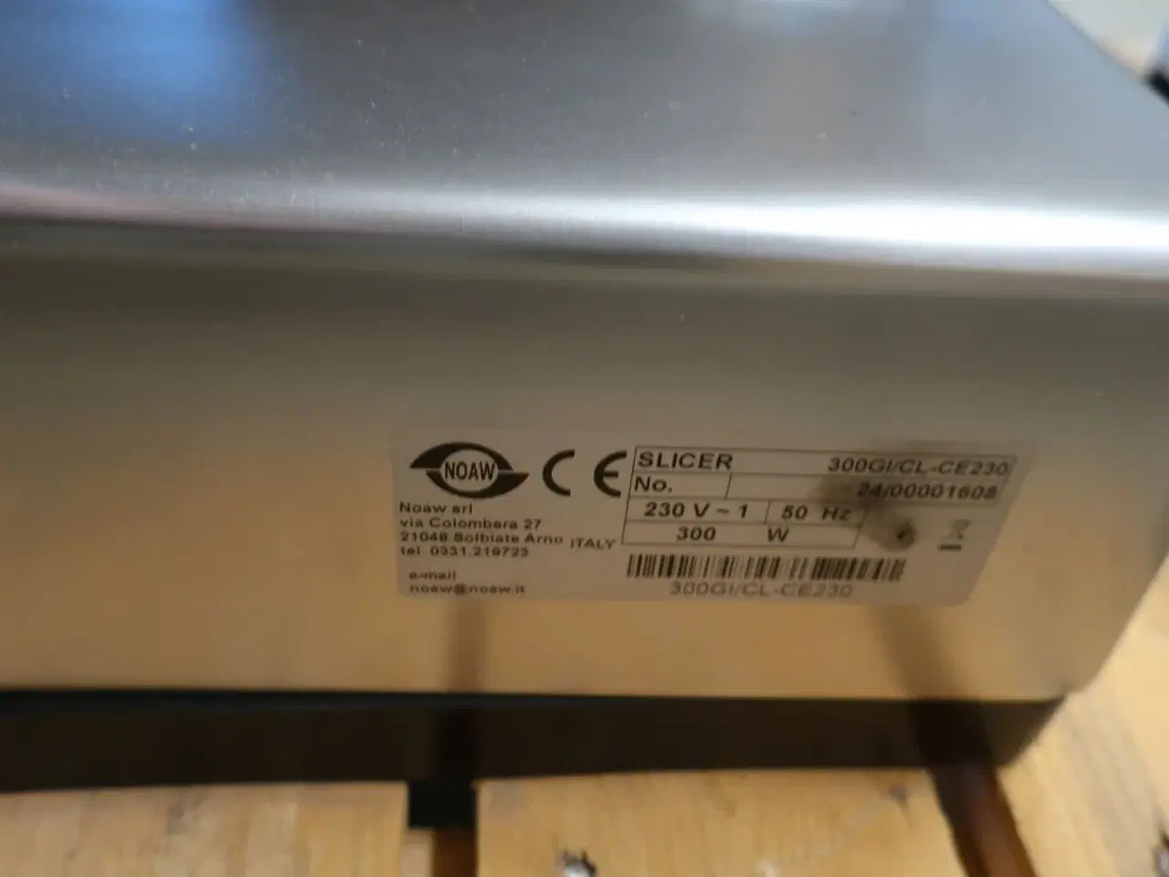 Billede 4 - Pålægsskæremaskine NOAW Slicer 300GI/CL-CE230
