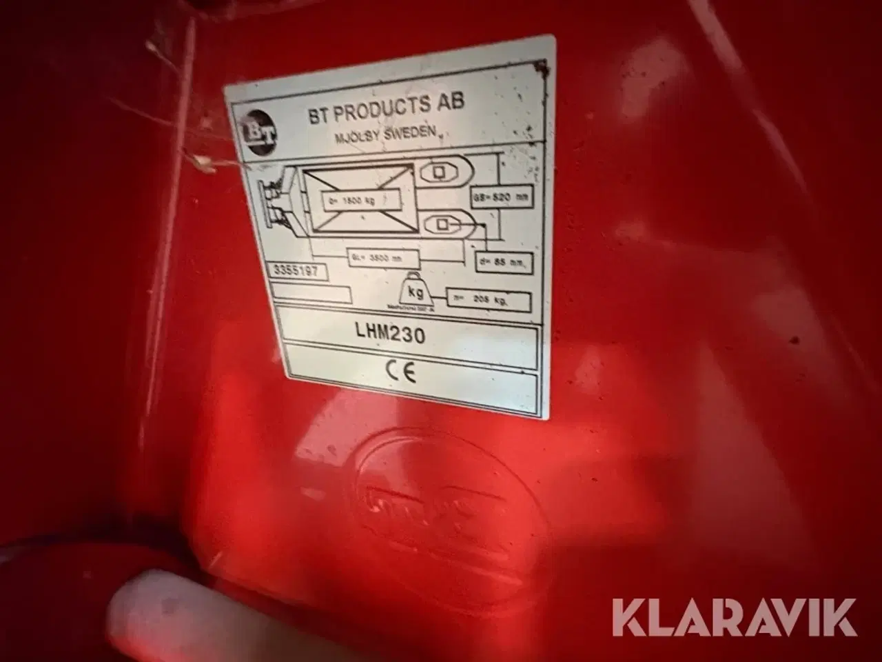 Billede 12 - Palleløfter lang BT LHM230