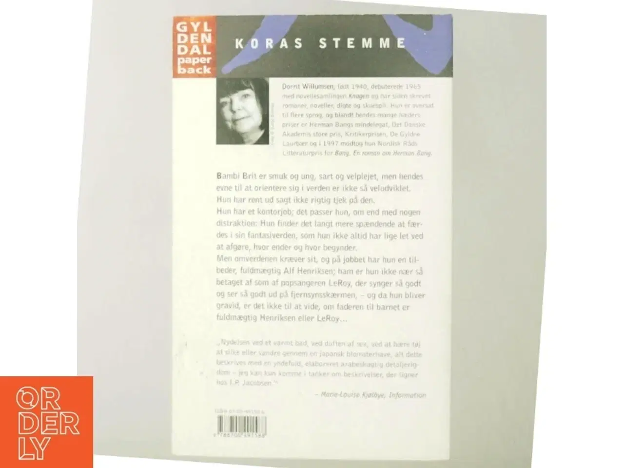 Billede 3 - Koras stemme : roman af Dorrit Willumsen (Bog)
