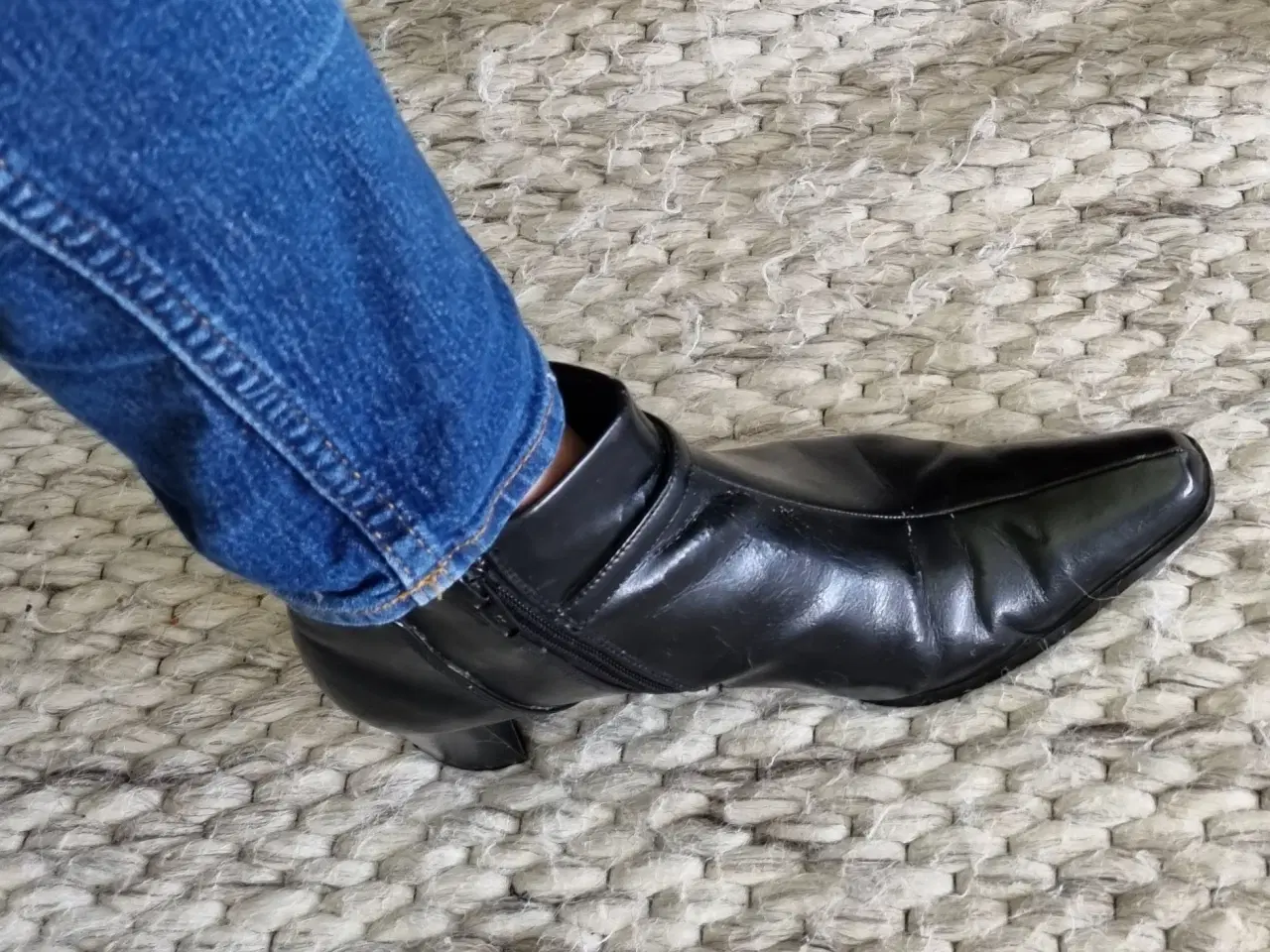 Billede 12 - Vintage sorte støvletter læder fra Afis Shoe Fashi