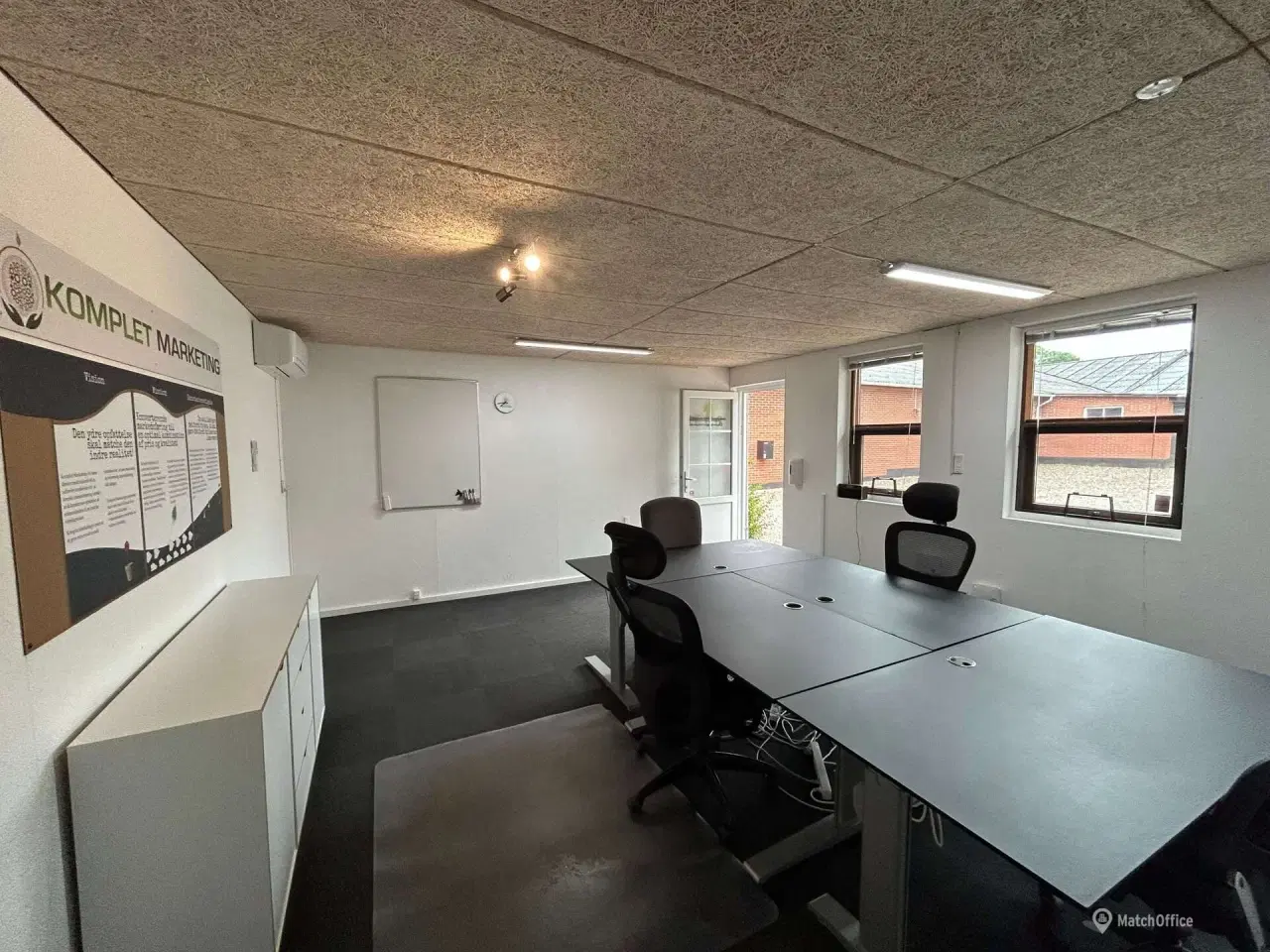 Billede 4 - Lille kontor med aircondition og Fibernet