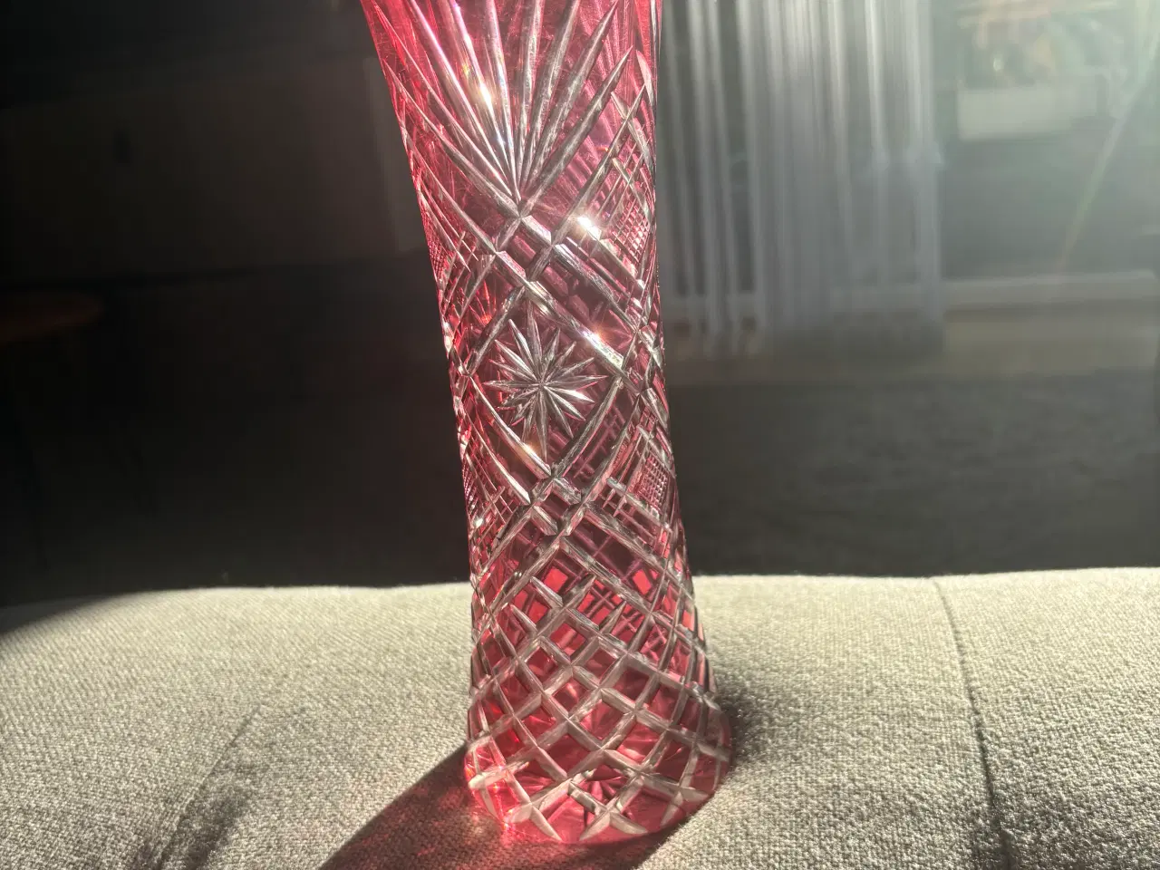 Billede 2 - Bohemia høj vase