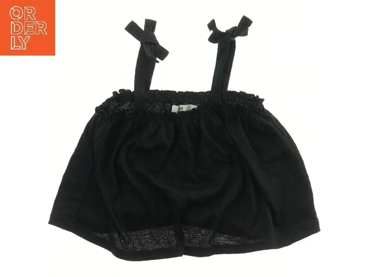 Billede 1 - Sort stropbluse til børn fra H&M (str. 98)