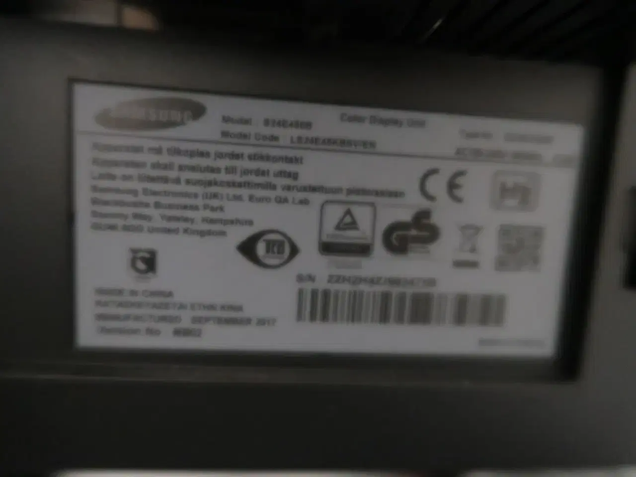 Billede 3 - Computerskærm SAMSUNG S24E450, dockingstation LENOVO Thinkpad, tastatur, mus