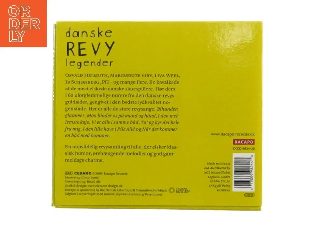 Billede 2 - Danske Revy Legender CD Box fra Dacapo Records