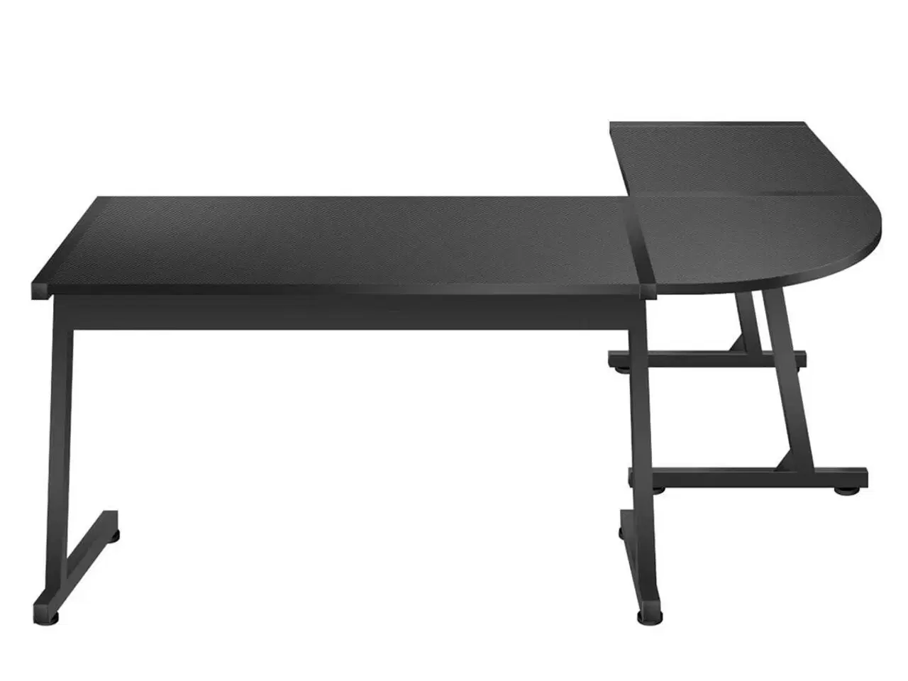 Billede 4 - Skrivebord Huzaro HZ-Hero 6.0 Sort Stål Kulfiber 178 x 4 x 112 cm