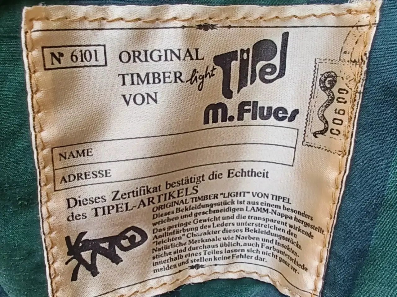 Billede 4 - Skindjakke, vintage.