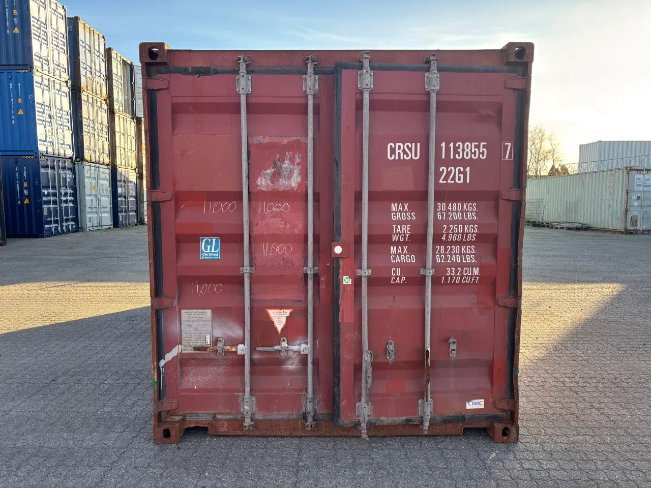 Billede 1 - 20 fods Container - ID: CRSU 113855-7