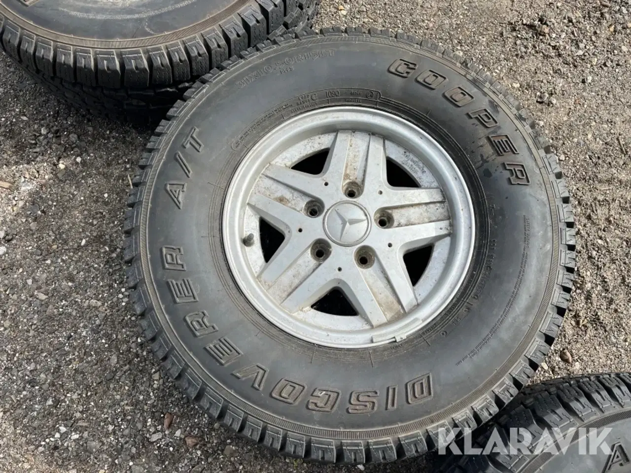 Billede 7 - Vinterhjul komplet 31x10.50R15LT fra Mercedes G-klasse