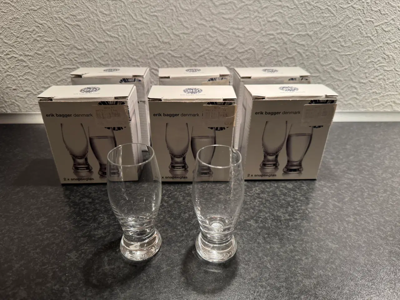 Billede 1 - Erik Bagger snapseglas