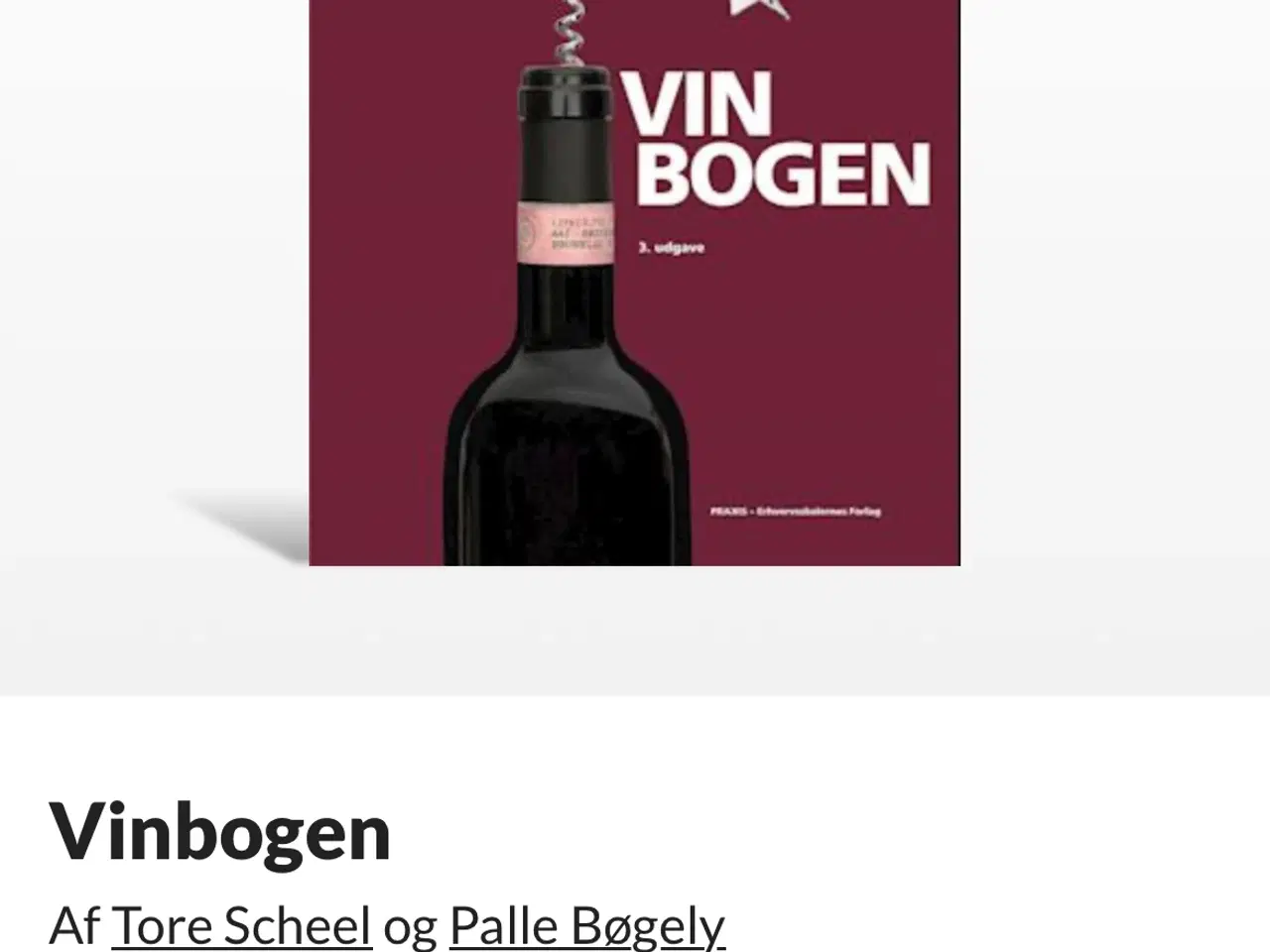 Billede 1 - Vinbogen 3. udgave 