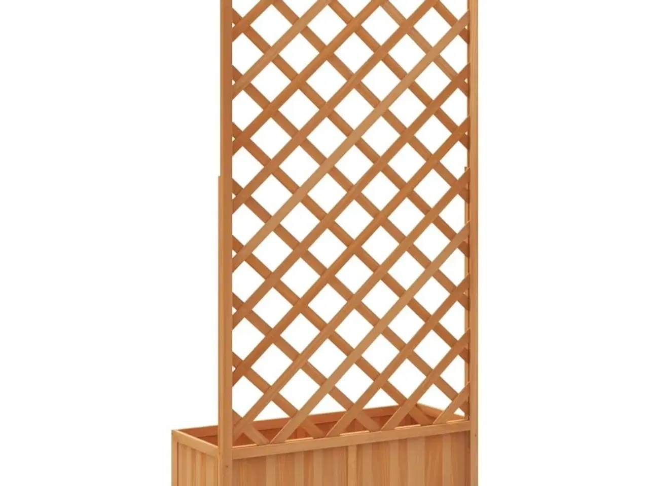 Billede 5 - Plantekasse med espalier massivt grantræ brun