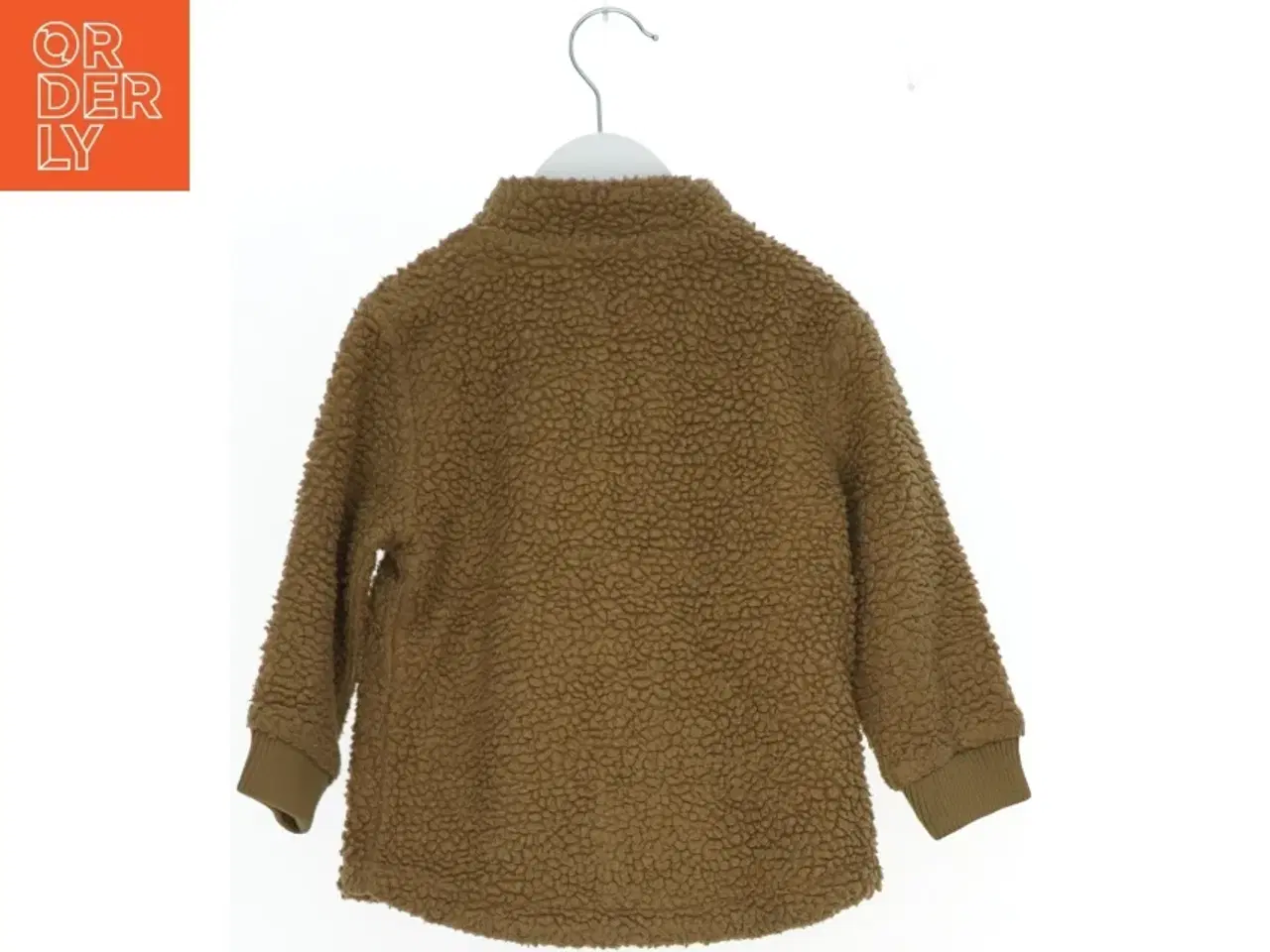 Billede 2 - Brun fleecejakke til børn fra Petit (str. 92)