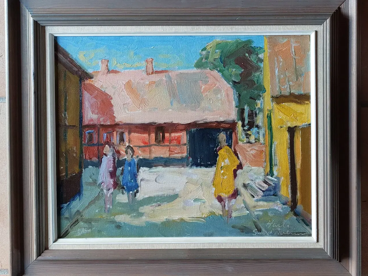 Billede 2 - SVEND NIELSEN ( 1909-1993 ) oliemaleri