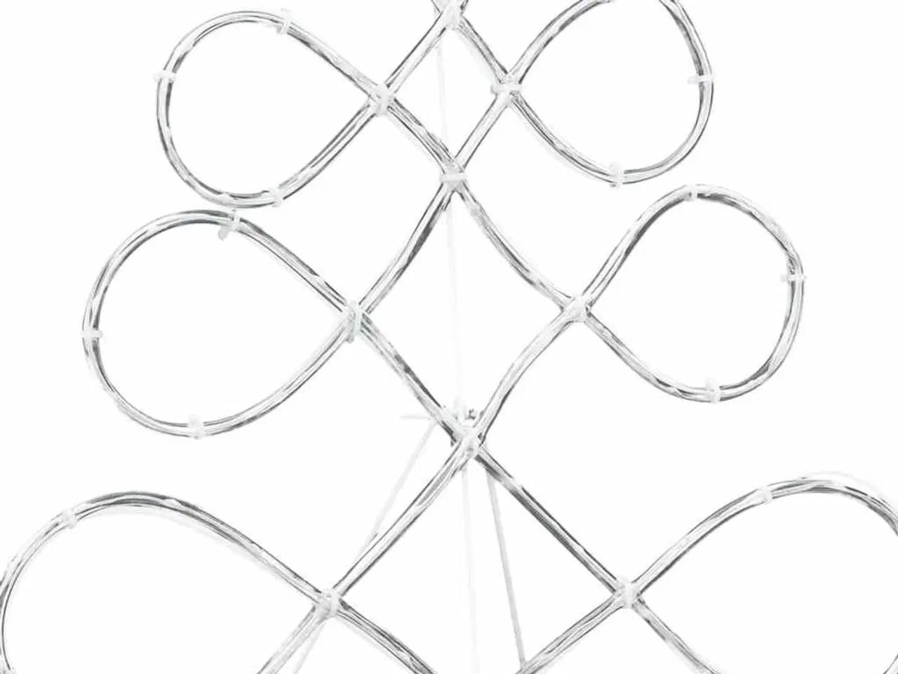 Billede 10 - Lys i form af et juletræ Flerfarvet 80 x 56 cm PVC