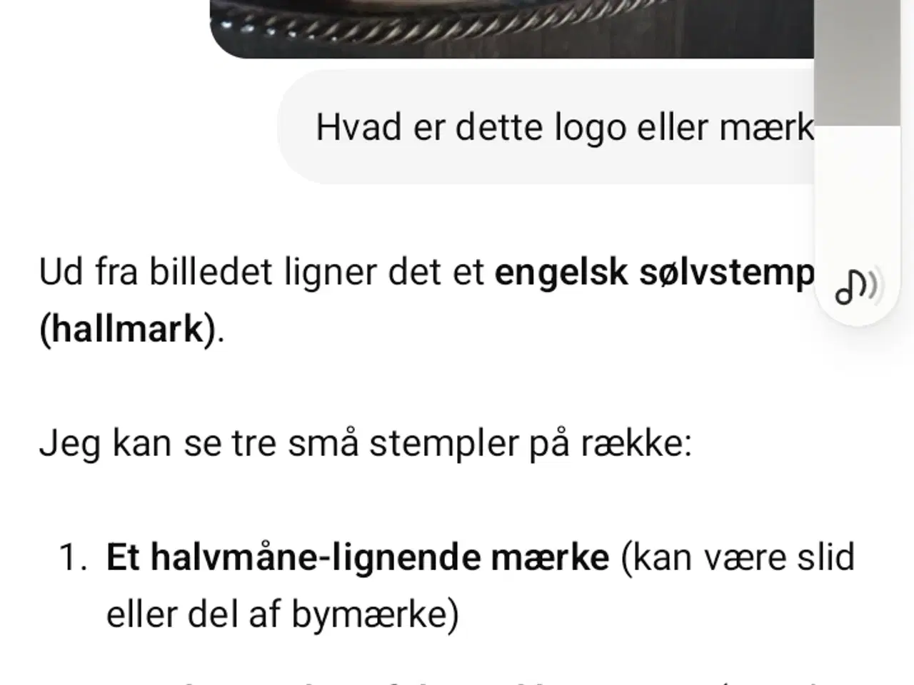 Billede 1 - Engelsk sølvfad fra 1800 tallet