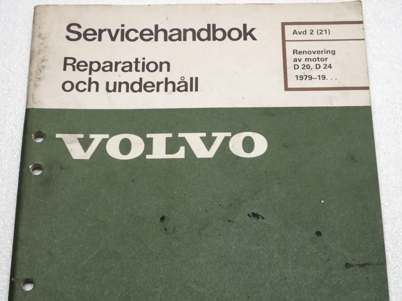 Billede 3 - Volvo Servicehåndbog