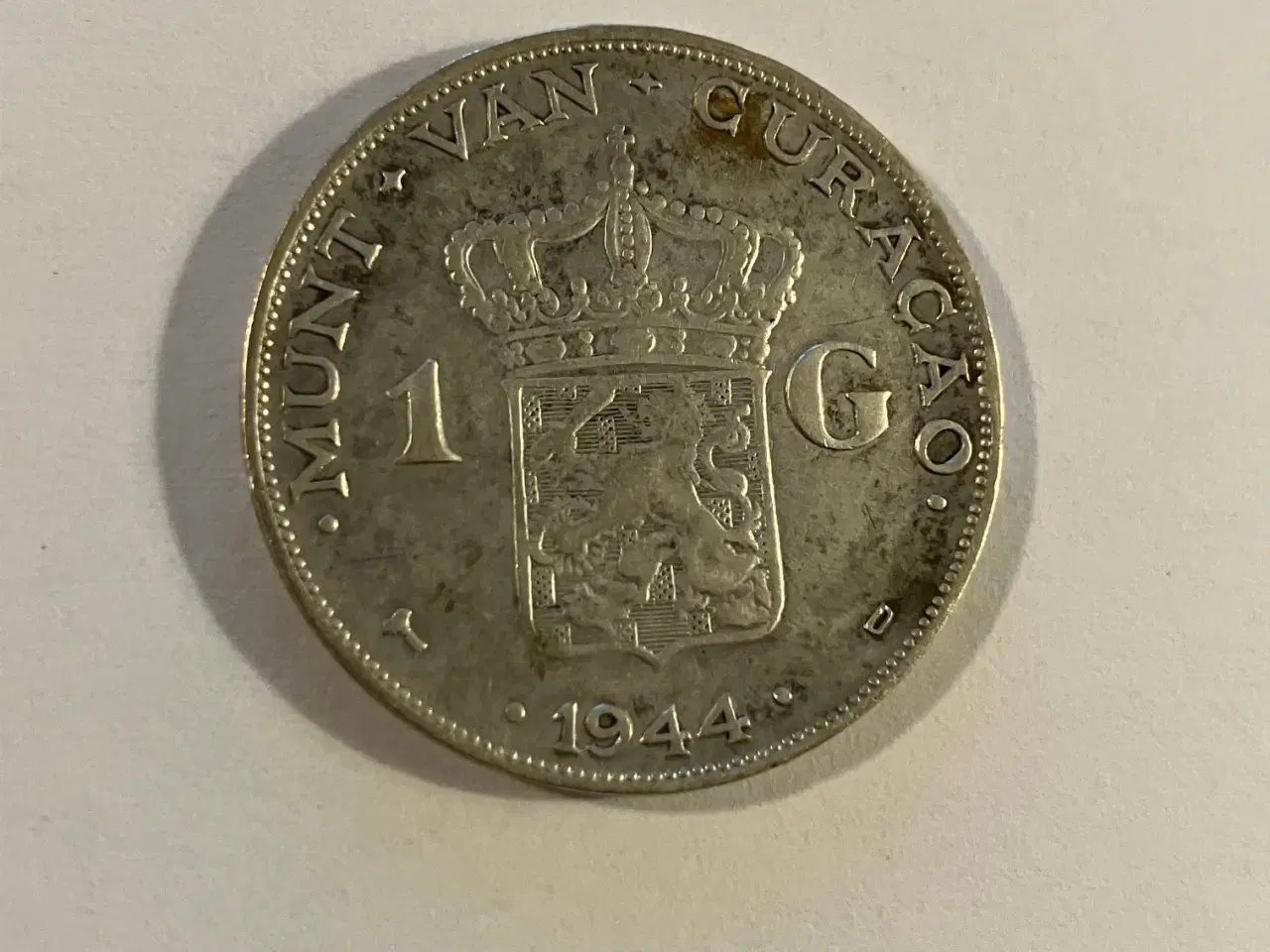 Billede 1 - 1 Gulden Curacao 1944