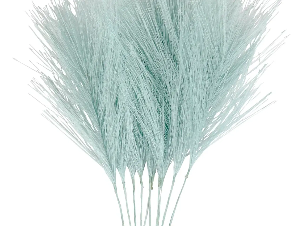 Billede 1 - Kunstige fjer, L: 15 cm, B: 8 cm, lyseblå, 10stk./ 1 pk.
