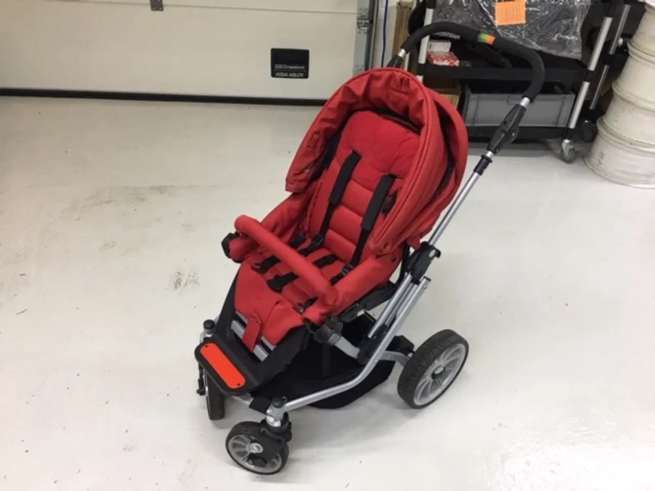 Billede 6 - Teutonia klapvogn rød