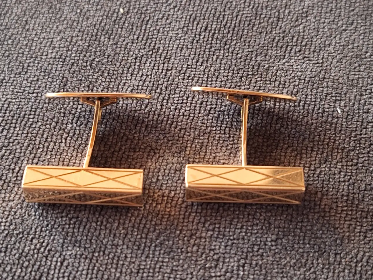 Billede 1 - 14 karat manchetknapper