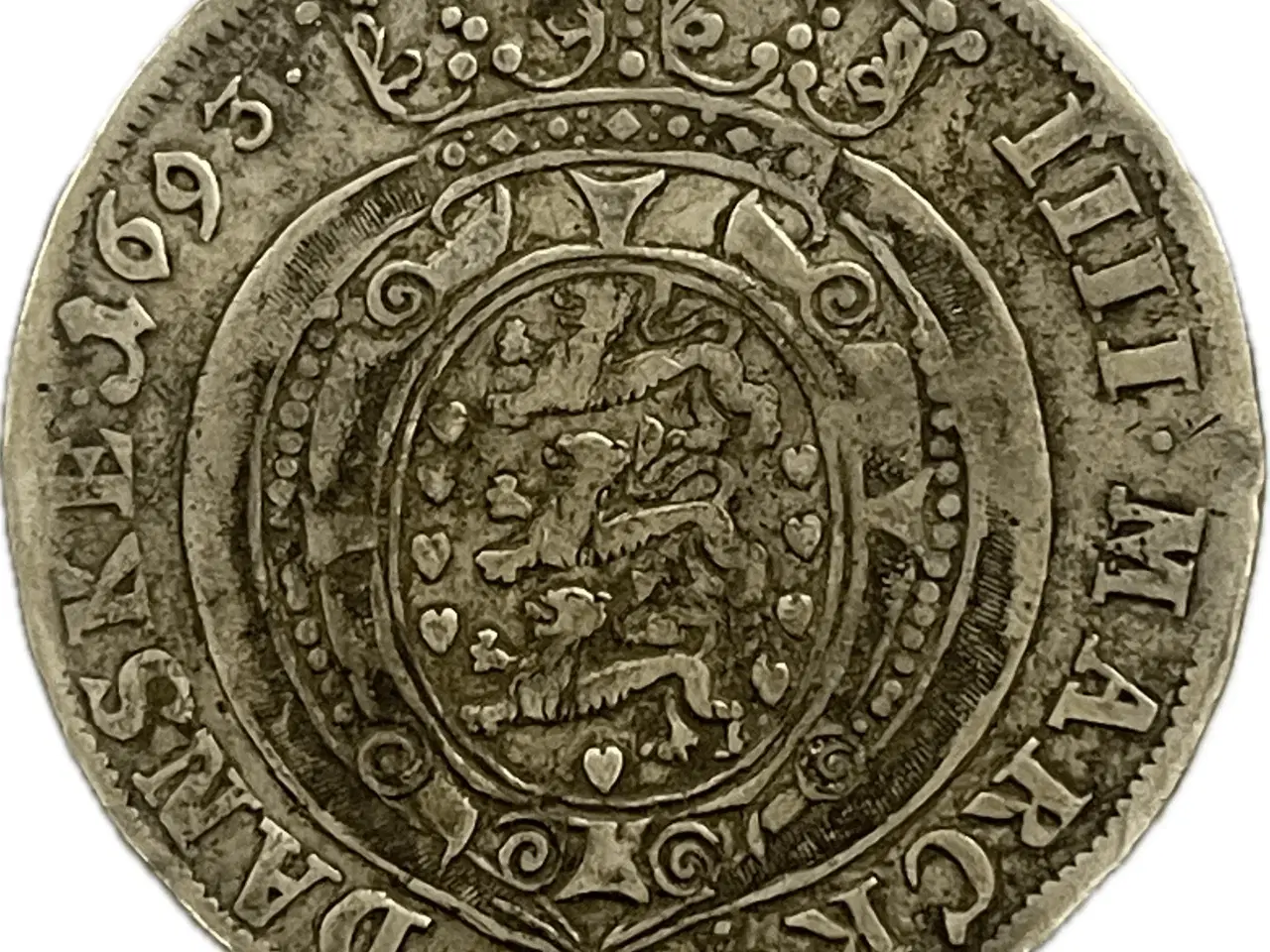 Billede 1 - 1 Krone 1693 Glückstadt