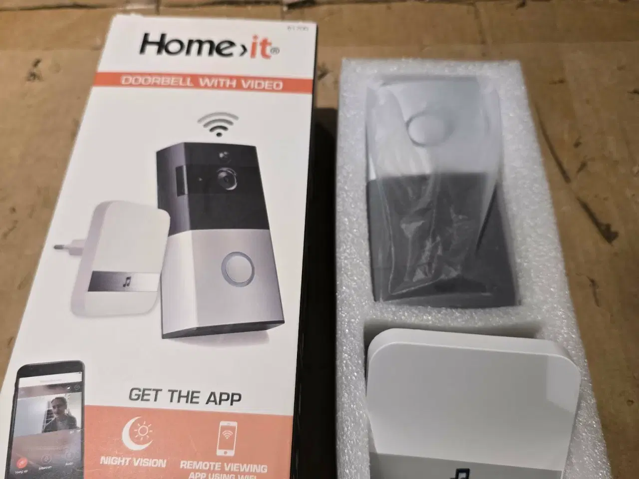 Billede 1 - Homeit doorbell med videoovervågning