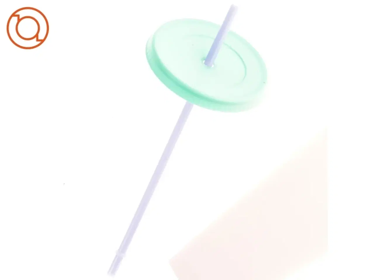 Billede 3 - Plastik drikkekop med låg og sugerør (str. 18 cm)