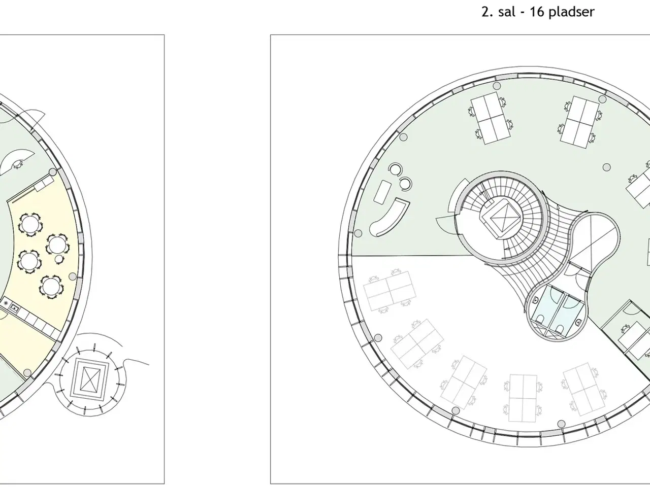 Billede 15 - Sjældent udbudt kontorlejemål med 6 meter til loftet i det ikoniske Axel Towers - fantastisk lysindfald og smuk udsigt til Tivoli