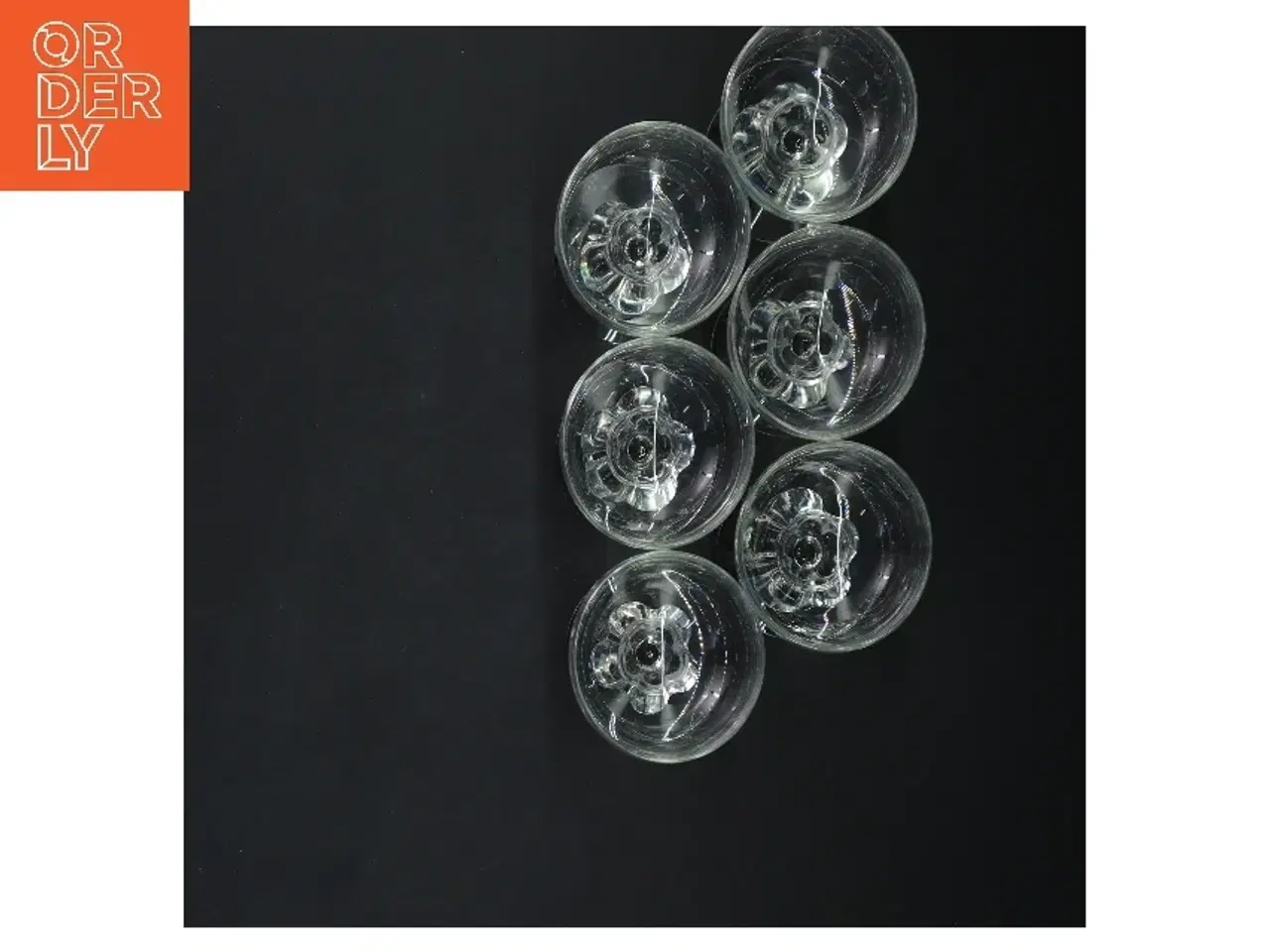 Billede 2 - Gisselfeld ajacob Bang Sæt af 6 dekorative glas (str. 8,5 cm, 6 styk cm)