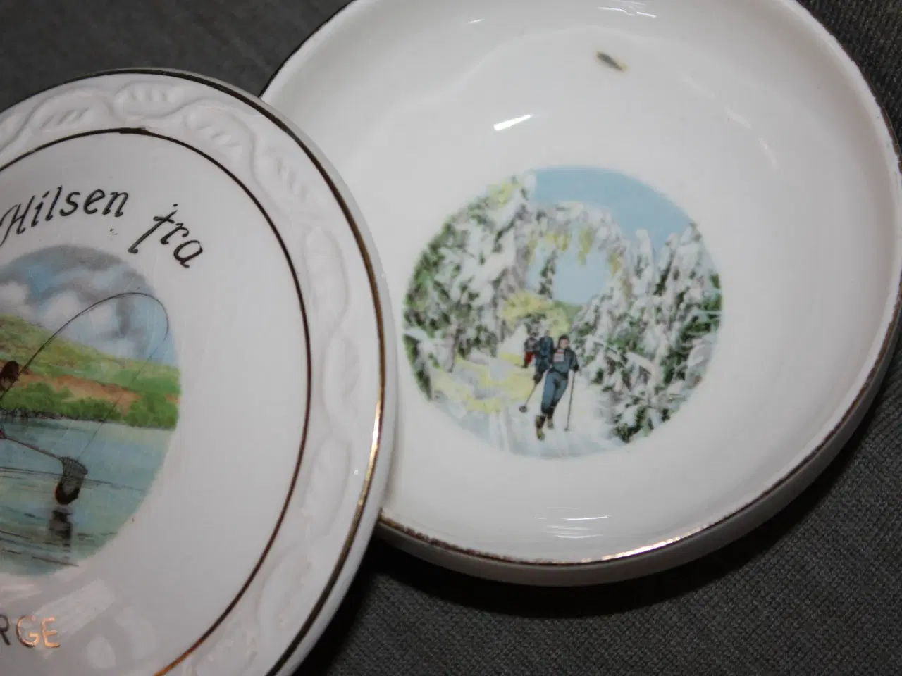 Billede 4 - Hilsen fra Norge Figgjo Flint smykkeskrin