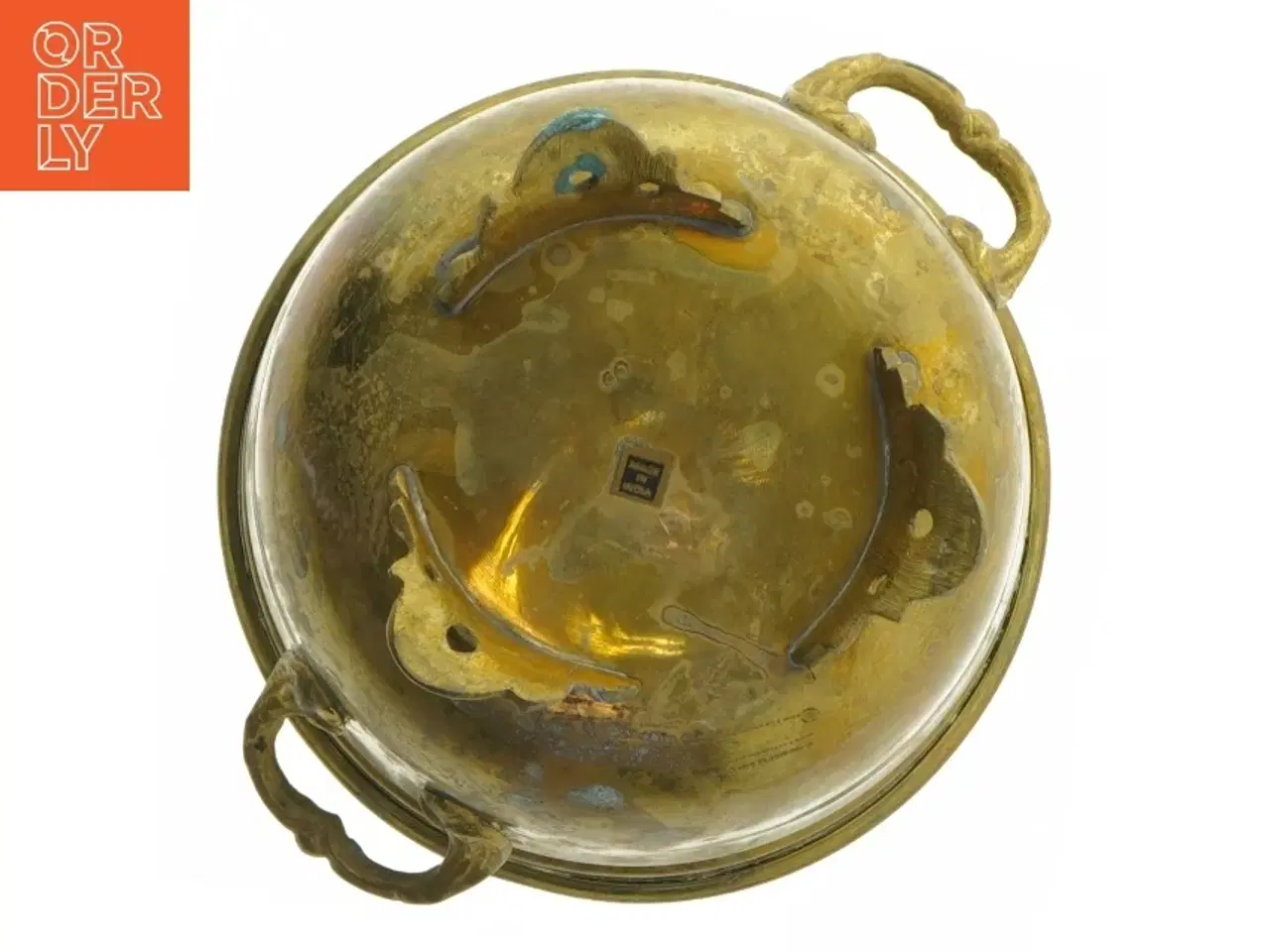 Billede 11 - Messing urtepotteskjuler (str. Ø 13,5x11 cm)