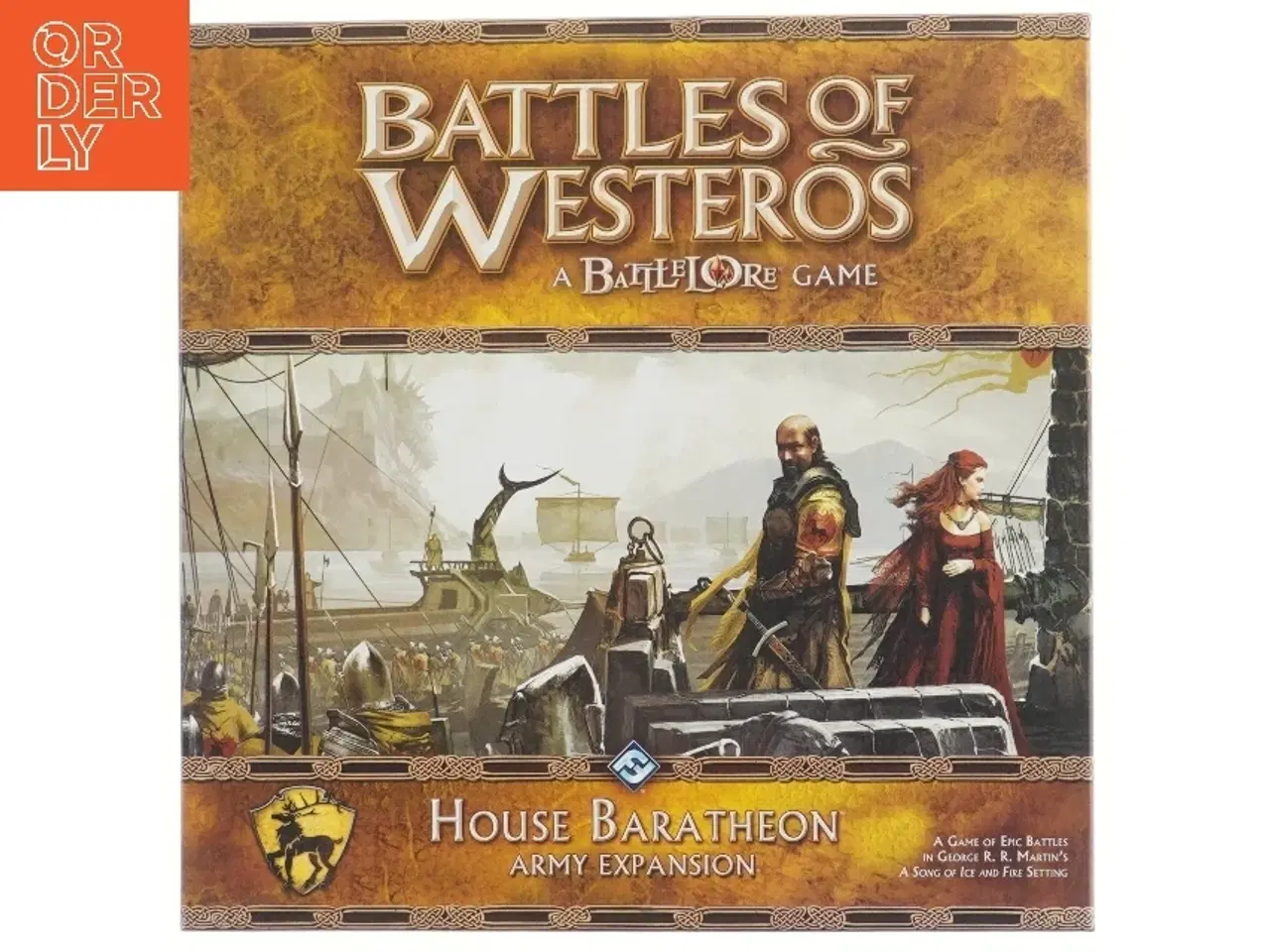 Billede 1 - Battles of Westeros -house baratheon fra Fantasy Flight Games (str. 30x30 cm)