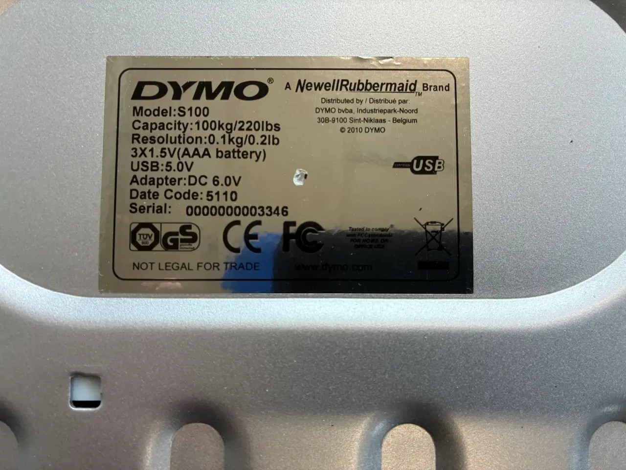 Billede 3 - Pakkevægt, Dymo 100