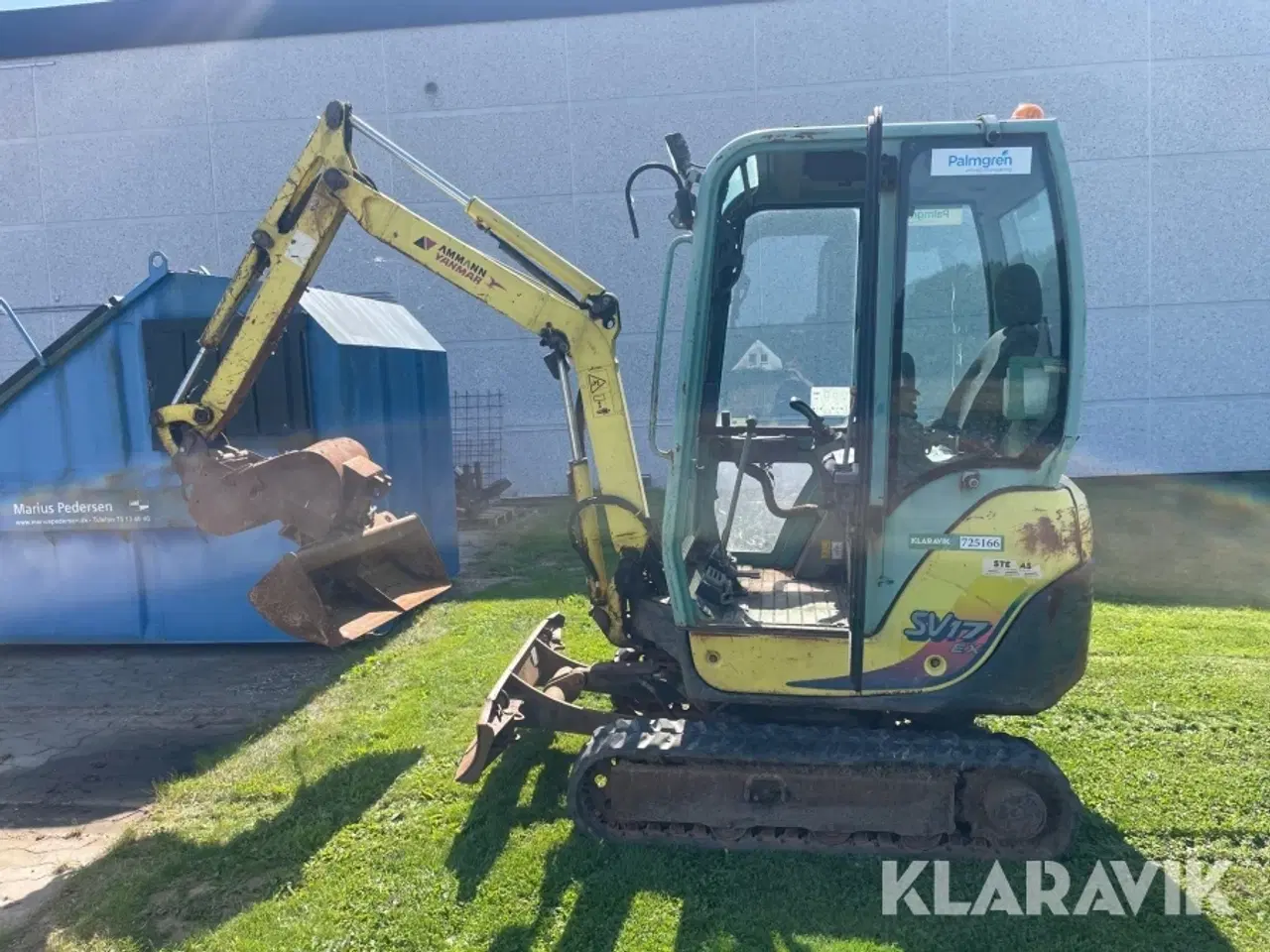 Billede 8 - Gravemaskine Yanmar SV17 med skovle