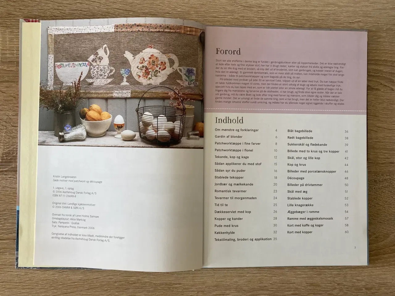 Billede 2 - Søde motiver med patchwork og découpage