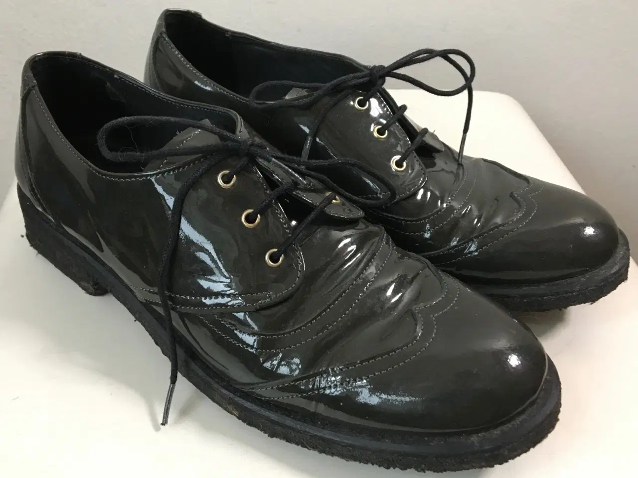 Billede 1 - Angulus, mørkegrønne snøresko, str 38