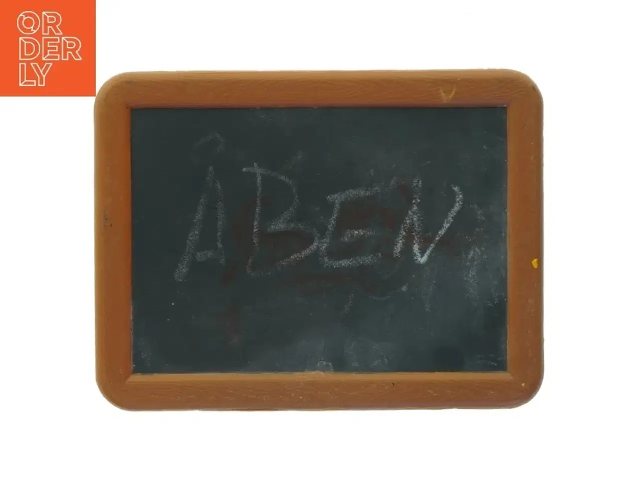 Billede 1 - Lille tavle med træramme (str. 17x13,5 cm)