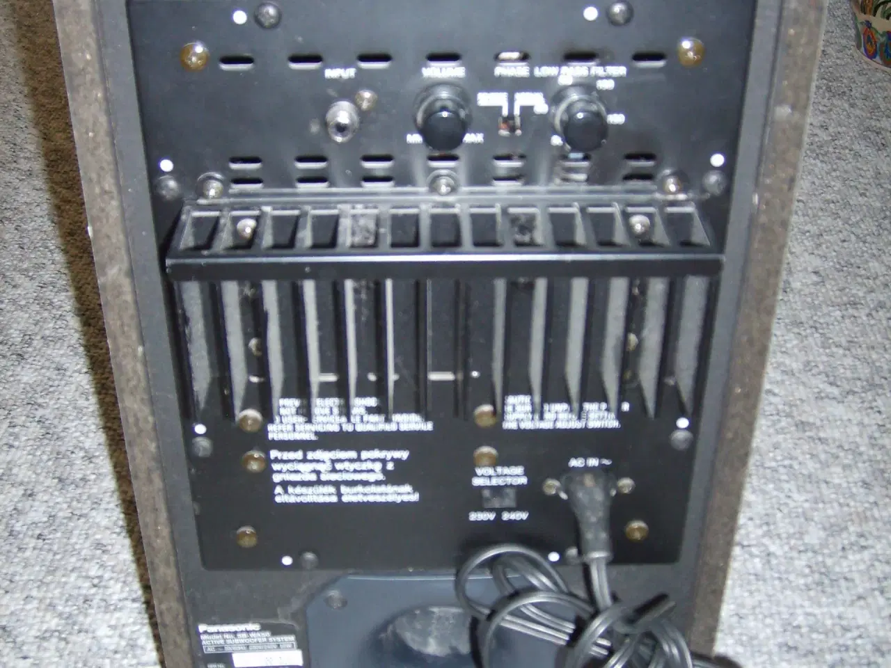 Billede 2 - Panasonic Subwoofer 100 watt